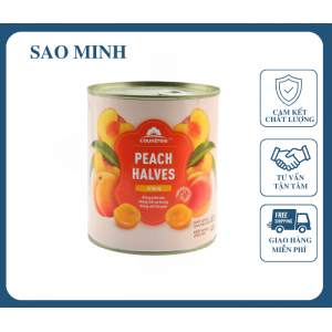 Đào Ngâm Countree Halves 820Gr